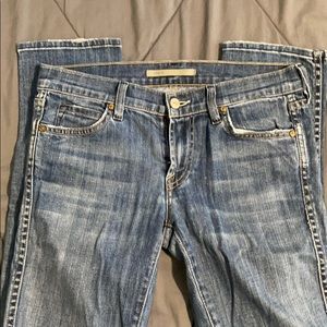 Vince blue jeans low waist straight legs size 26